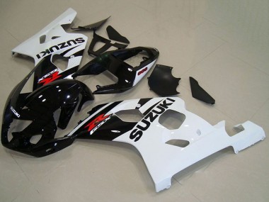 2004-2005 Suzuki GSXR 750 Motorcycle Fairings - Glossy Black White Red Australia for Sale