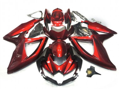 2008-2010 Suzuki GSXR 750 Motorcycle Fairings - Glossy Red Australia for Sale