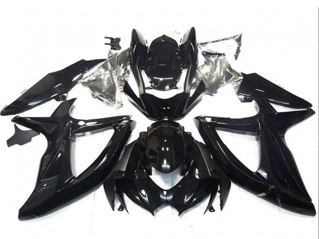 2008-2010 Suzuki GSXR 750 Motorcycle Fairings - Glossy Black Australia for Sale