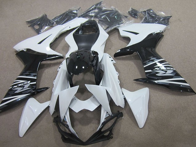2011-2024 Suzuki GSXR 750 Motorcycle Fairing - White Black Australia for Sale