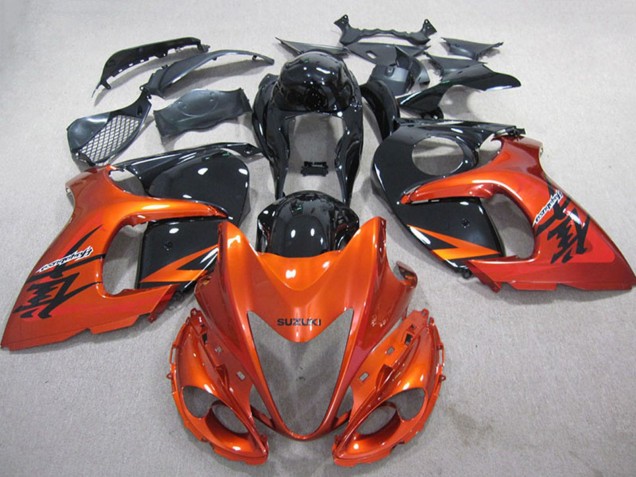 2008-2020 Suzuki GSXR 1300 Hayabusa Motorcycle Fairings - Orange Black Australia for Sale