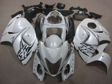 2008-2020 Suzuki GSXR 1300 Hayabusa Motorcycle Fairings - White Black Australia for Sale