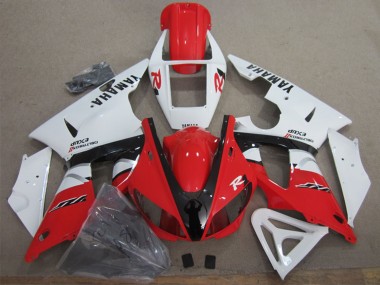 1998-1999 Yamaha YZF R1 Motorcycle Fairing - White Red Black Australia for Sale