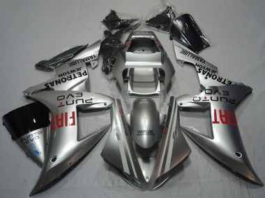 2002-2003 Yamaha YZF R1 Motorcycle Fairings - Silver Red Fiat Australia for Sale
