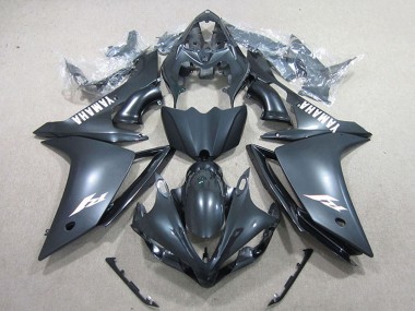 2007-2008 Yamaha YZF R1 Motorcycle Fairings - Matte Black White Decal Australia for Sale