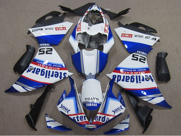 2012-2014 Yamaha YZF R1 Motorcycle Fairings - White Blue Red Black Fimer Sterilgarda Australia for Sale